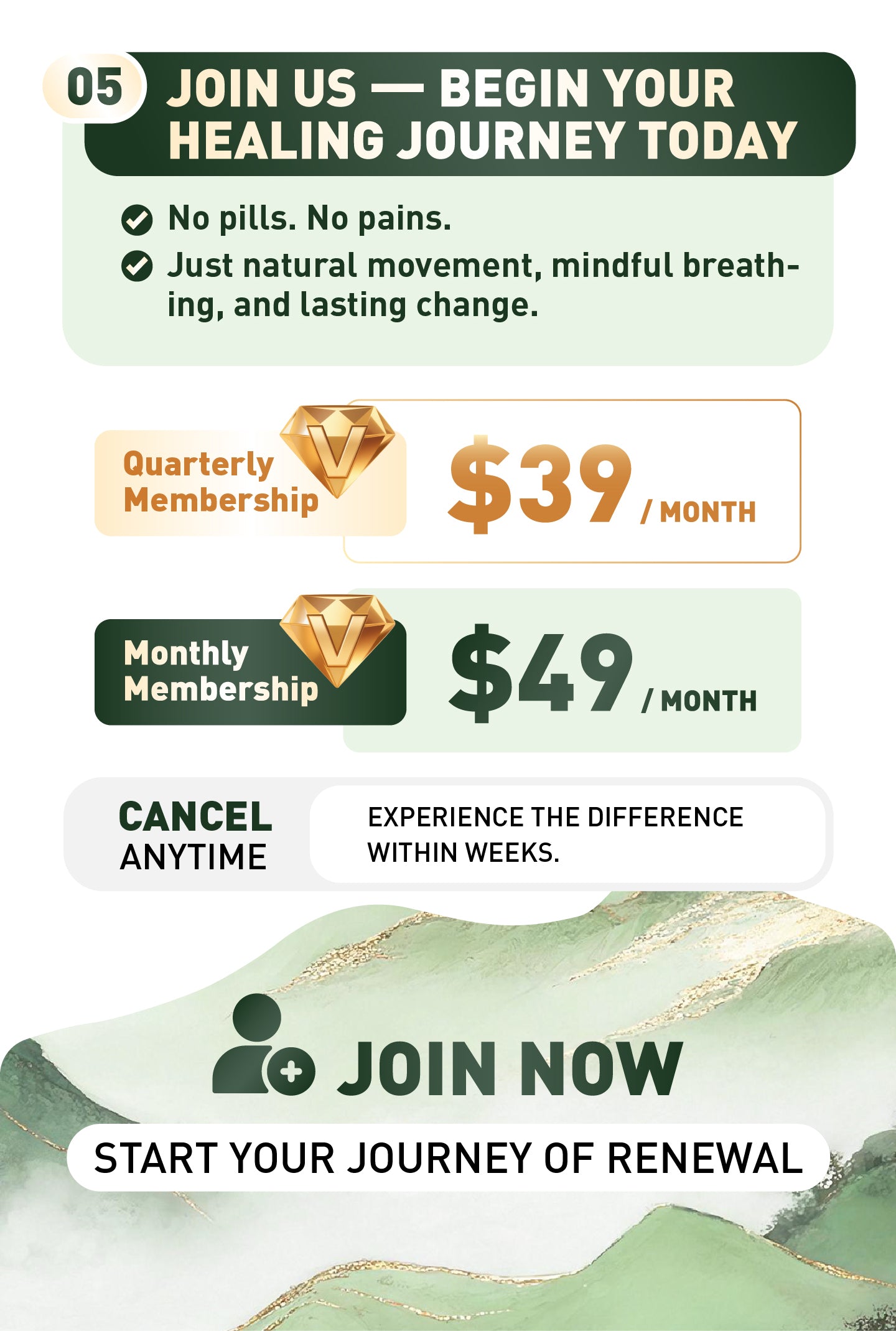 TAICHI NATURAL WELLNESS MEMBERSHIP