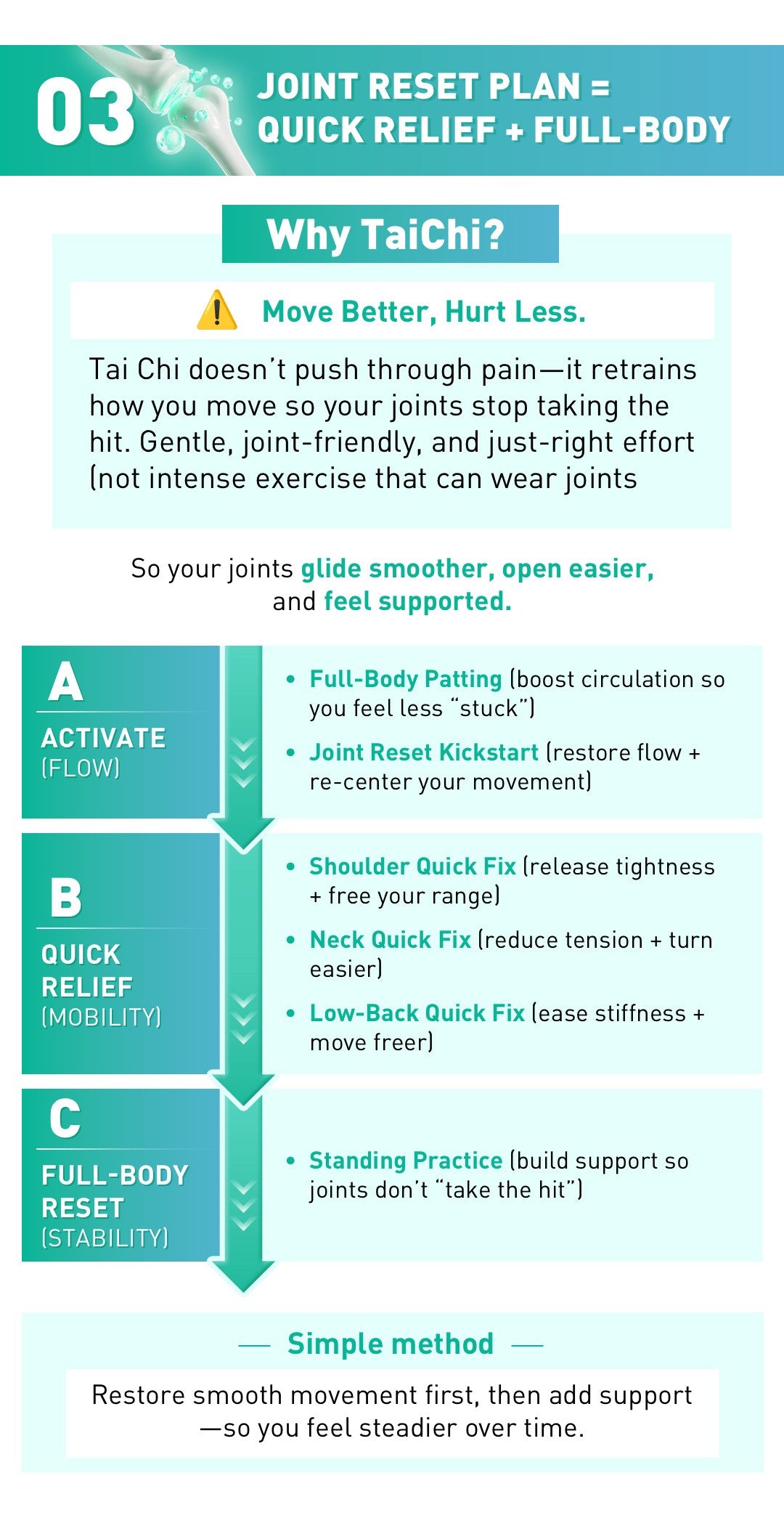 TAICHI Joints Reset Plan