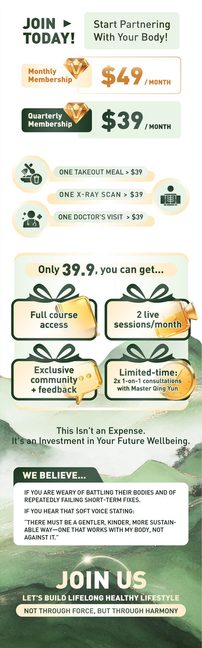 Membresía anual de TAICHI Natural Wellness